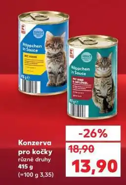 Kaufland Konzerva pro kočky nabídka