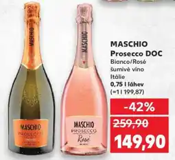 Kaufland MASCHIO Prosecco DOC nabídka