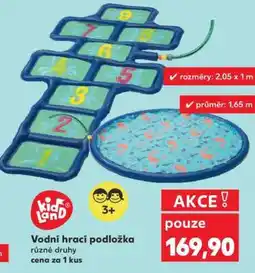 Kaufland Vodní hrací podložka nabídka