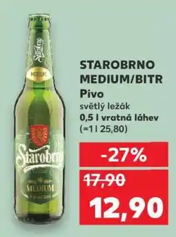 Kaufland Starobrno Medium , BITR nabídka