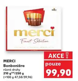 Kaufland Merci bonboniéra nabídka