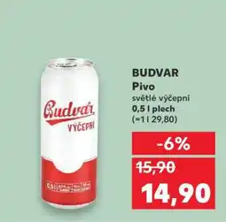 Kaufland BUDVAR Pivo nabídka