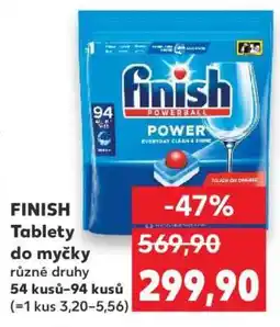 Kaufland FINISH Tablety do myčky nabídka