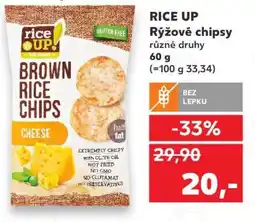 Kaufland RICE UP Rýžové chipsy nabídka