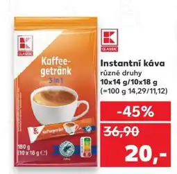Kaufland Instantní káva nabídka