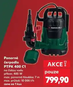 Kaufland Ponorné čerpadlo PTPK 400 C1 nabídka