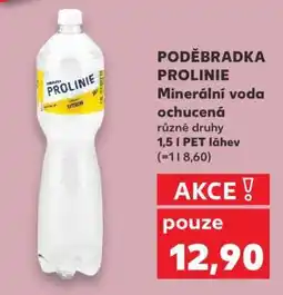 Kaufland PODĚBRADKA PROLINIE Minerální voda ochucená nabídka