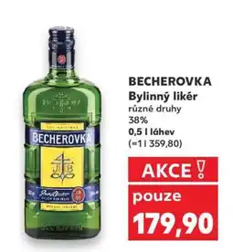 Kaufland Becherovka nabídka