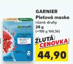 Kaufland Garnier pleťová maska nabídka