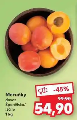 Kaufland Meruňky nabídka