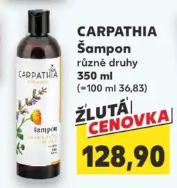 Kaufland CARPATHIA Šampon nabídka