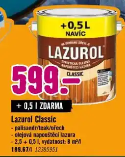 Hornbach Lazurol Classic nabídka
