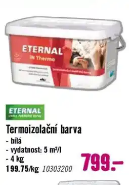Hornbach Termoizolační barva nabídka