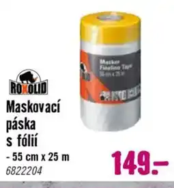 Hornbach Maskovací páska s fólií nabídka