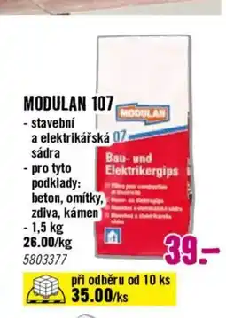 Hornbach MODULAN 107 nabídka