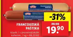 Lidl FRANCOUZSKÁ PAŠTIKA, 300 g nabídka
