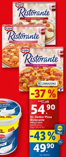 Lidl Dr. Oetker Pizza Ristorante, 340 g a další nabídka
