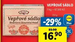 Lidl VEPŘOVÉ SÁDLO, 250 g nabídka