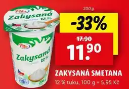 Lidl ZAKYSANÁ SMETANA, 200 g nabídka