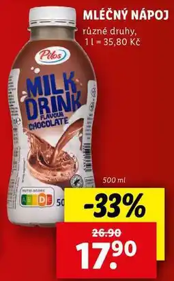 Lidl MLÉČNÝ NÁPOJ, 500 ml nabídka