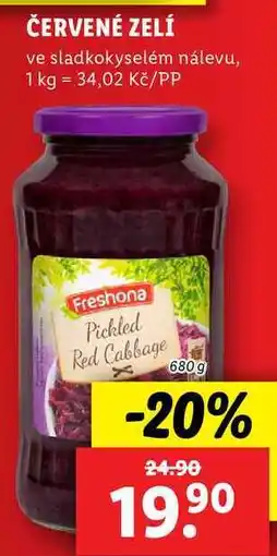 Lidl ČERVENÉ ZELÍ, 680 g nabídka