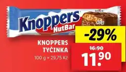 Lidl KNOPPERS TYČINKA, 40 g nabídka