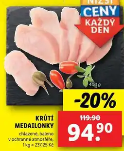 Lidl KRŮTÍ MEDAILONKY, 400 g nabídka