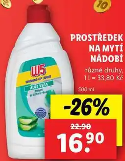 Lidl PROSTŘEDEK NA MYTÍ NÁDOBÍ, 500 ml nabídka
