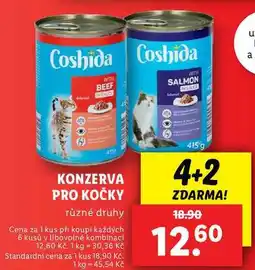 Lidl KONZERVA PRO KOČKY, 415 g nabídka