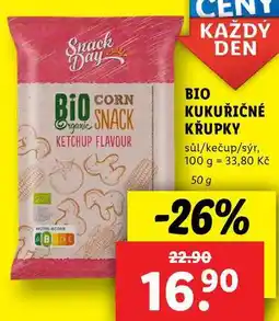 Lidl BIO KUKUŘIČNÉ KŘUPKY, 50 g nabídka