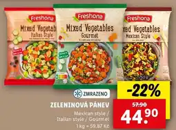 Lidl ZELENINOVÁ PÁNEV, 750 g nabídka