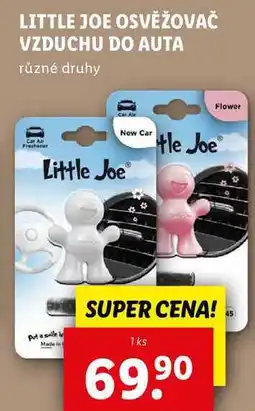 Lidl LITTLE JOE OSVĚŽOVAČ VZDUCHU DO AUTA nabídka