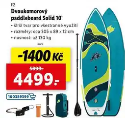 Lidl Dvoukomorový paddleboard Solid 10' nabídka