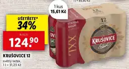 Lidl KRUŠOVICE 12, 8x 0,5 l nabídka