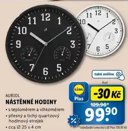Lidl NÁSTĚNNÉ HODINY nabídka