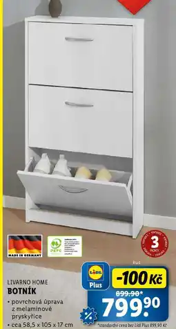 Lidl BOTNÍK nabídka