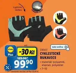 Lidl CYKLISTICKÉ RUKAVICE nabídka
