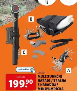 Lidl MULTIFUNKČNÍ NÁŘADÍ/BRAŠNA S NÁŘADÍM/MINIPUMPIČKA nabídka