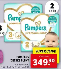 Lidl PAMPERS DĚTSKÉ PLENY, 40 ks/46 ks nabídka