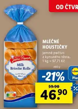 Lidl MLÉČNÉ HOUSTIČKY, 480 g nabídka