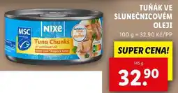 Lidl TUŇÁK VE SLUNEČNICOVÉM OLEJI, 145 g nabídka
