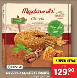 Lidl MEDOVNÍK CLASSIC SE SKOŘICÍ, 600 g nabídka