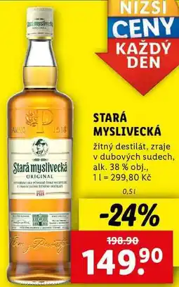 Lidl STARÁ MYSLIVECKÁ, 0,5 l nabídka