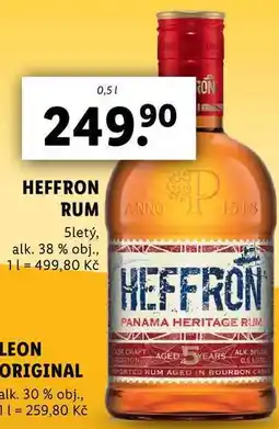 Lidl HEFFRON RUM, 0,5 l nabídka
