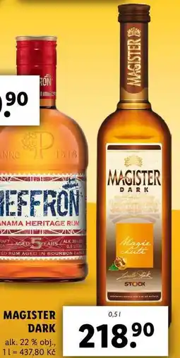 Lidl MAGISTER DARK, 0,5 l nabídka