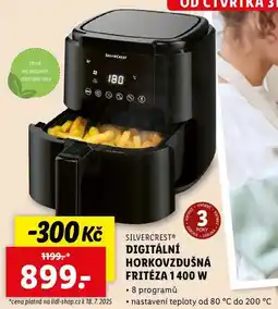 Lidl DIGITÁLNÍ HORKOVZDUŠNÁ FRITÉZA 1400 W nabídka