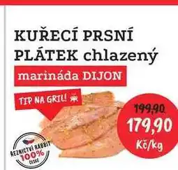 RABBIT řeznictví KUŘECÍ PRSNÍ PLÁTEK chlazený marináda DIJON TIP NA GRIL! 1kg nabídka