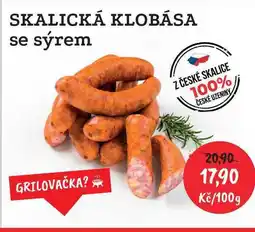RABBIT řeznictví SKALICKÁ KLOBÁSA se sýrem 100g nabídka
