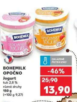 Kaufland BOHEMILK OPOČNO Jogurt nabídka