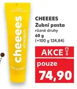 Kaufland CHEEEES Zubní pasta nabídka